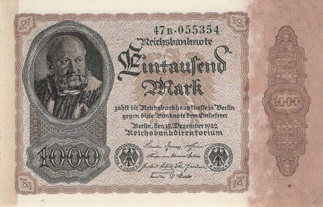 1000 Mark 1922